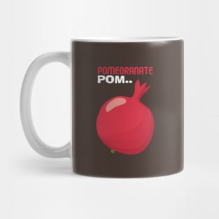 Pomegranate Pom Mug